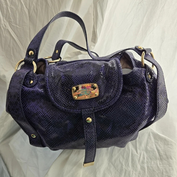 Purple Michael Kors Satchel EUC - Picture 13 of 14